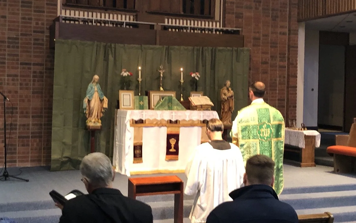 The Holy Sacrifice of the Mass at Sacred Heart Church
